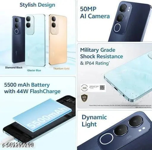 vivo Y29 5G Smartphone | 6GB RAM 128GB Storage