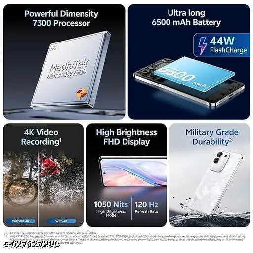 vivo Y31 Pro 5G Smartphone | 8GB RAM 128GB Storage