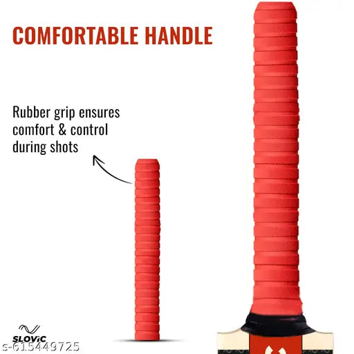 Full‑Size Wooden Tennis Cricket Bat – Poplar Willow (Size8)