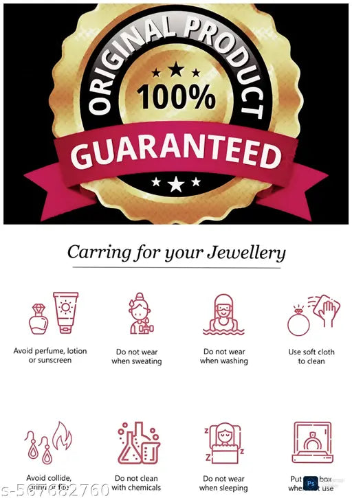 Heart Pendant American Diamond Mangalsutra | Gold Plated Premium Jewellery