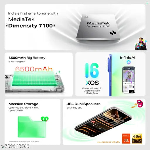 Infinix Note Edge 5G Smartphone | 8GB RAM 256GB Storage