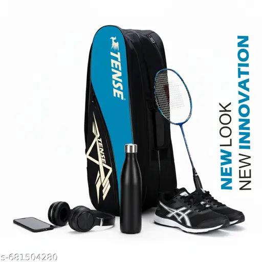 Premium Blue Croce Badminton Kit Bag – 40L Capacity (ARROWMAX)