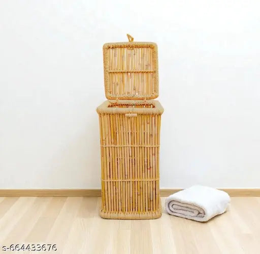 Eco‑Friendly Bamboo Laundry Basket | Storage Box