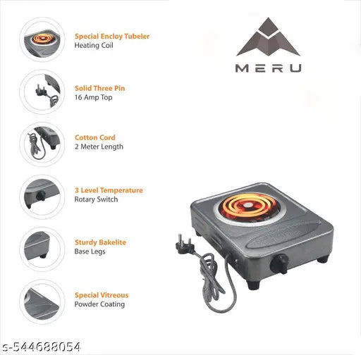 2000W Electric Cooking Heater | Compact Instant Heat Appliance