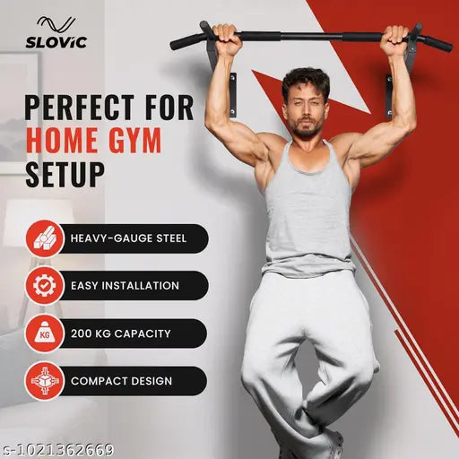 Premium Slovic Wall‑Mounted Pull‑Up Bar – 200kg Load Capacity