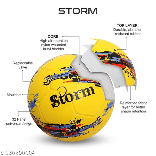 Premium Training Football for Men – Durable Rubber Cover, Size‑1