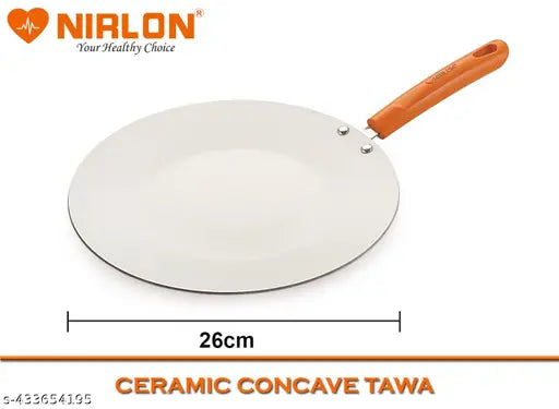 Nirlon Ceramic Non Stick Roti Concave Tawa 26 cm