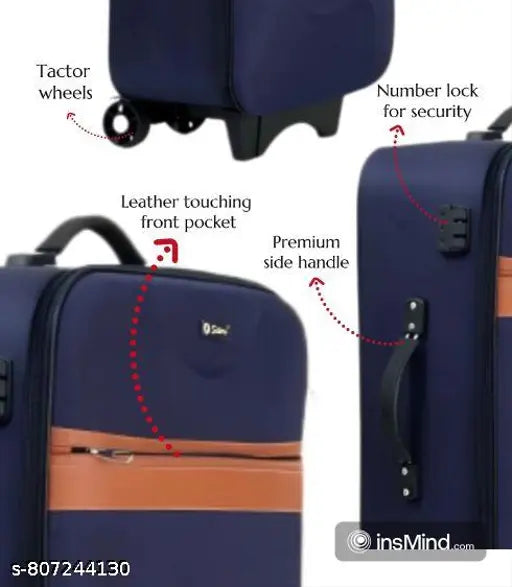 CLASSY VOYAGE Tractor Wheels Trolley Bag | 24”