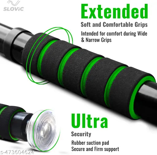 Adjustable Doorway Pull‑Up Bar – Non‑Slip Grip, 130kg Capacity