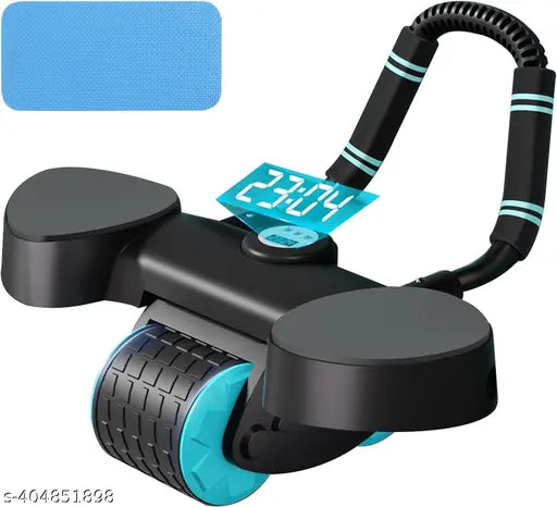 Automatic Rebound Ab Roller – With Elbow Support & Knee Mat
