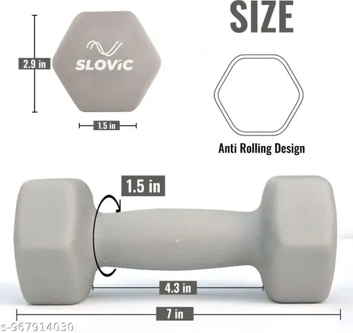 Neoprene Hex Dumbbell Set – 2.5kg Each (5kg Total)