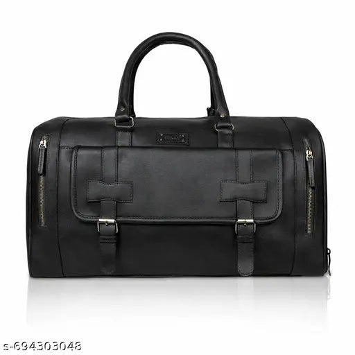 Premium Leather Duffel Bag for Men | Luxury Weekender