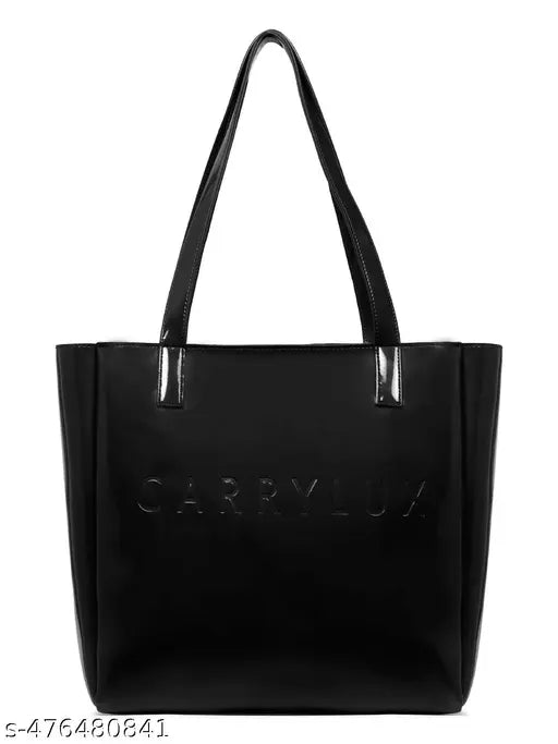 Glossy Patent Tote Stylish Shopper bag