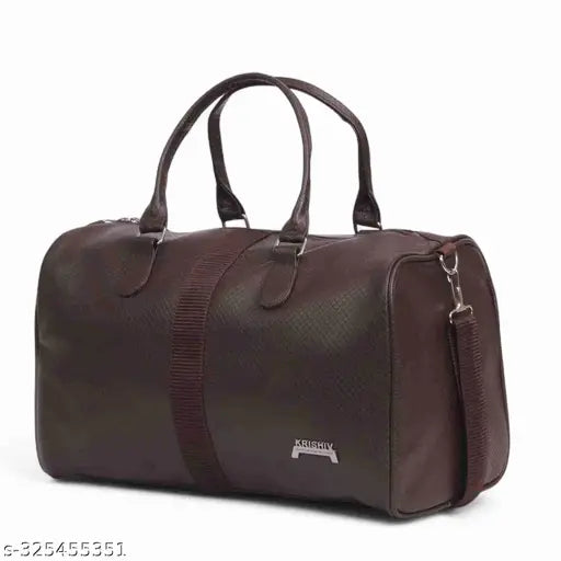 Premium vegan leather 23L Duffel Bag