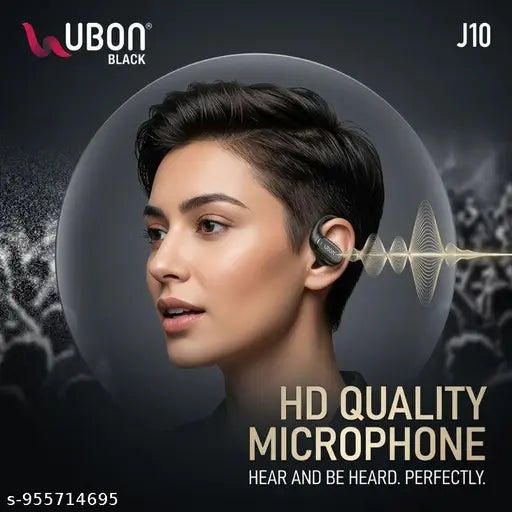 Ubon J10 Bluetooth Earbuds – HD Sound, 36 hrs Playtime, Type‑C Charging