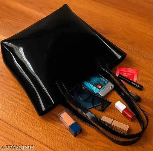 Women’s Glossy Shimmer Oversized Tote
