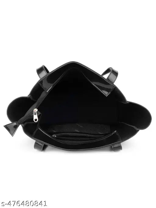 Glossy Patent Tote Stylish Shopper bag