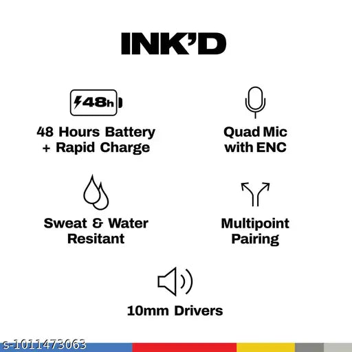 Skullcandy True Wireless Earbuds – 48Hr Battery