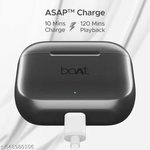 BoAt Airdopes -True Wireless Earbuds with 20H+ Playtime – Black