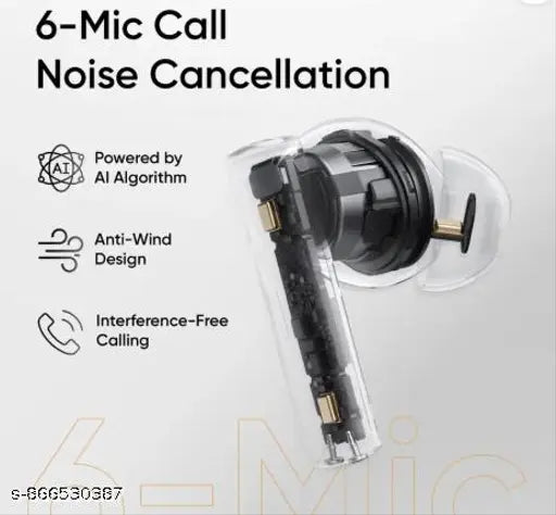 Realme AIRR 6 Buds Pro | 53dB ANC | 360 Spatial Audio