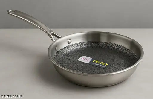 Premium Stainless Steel Honeycomb Frypan