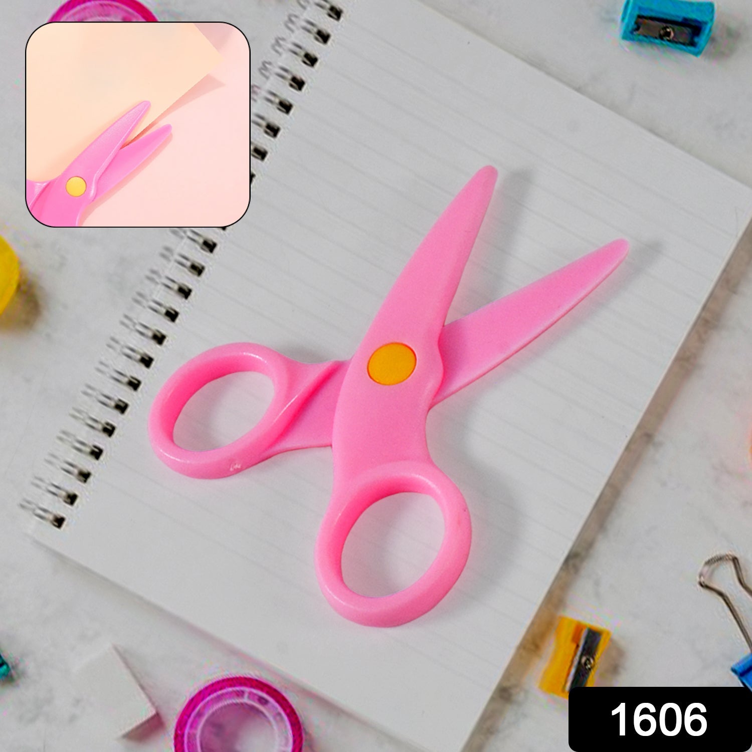 Child-Safe Plastic Scissors Set for Toddlers