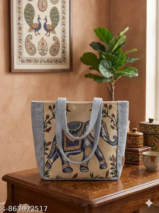 Women’s Cotton Handbag | Embroidered Fabric Shoulder Purse