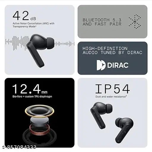 CMF Buds Wireless Headphones | 42dB ANC | Ultra Bass 2.0