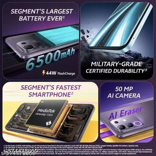 vivo T4X 5G Smartphone | 6GB RAM 128GB Storage