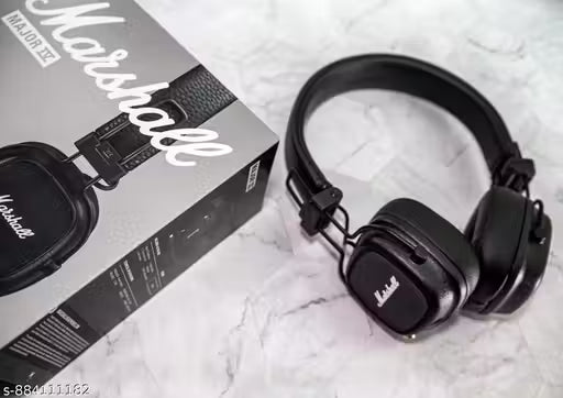 Marshall Major IV Bluetooth Headphones | 80+ Hours Playtime