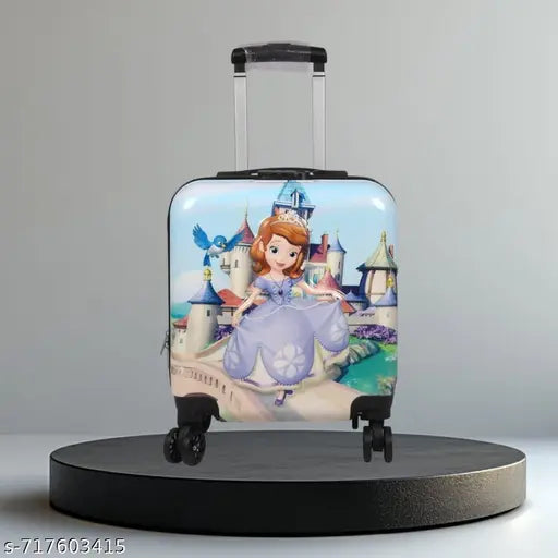 Cute Cartoon Elsa Kids Carry‑On Luggage | 20” ABS Hard Shell