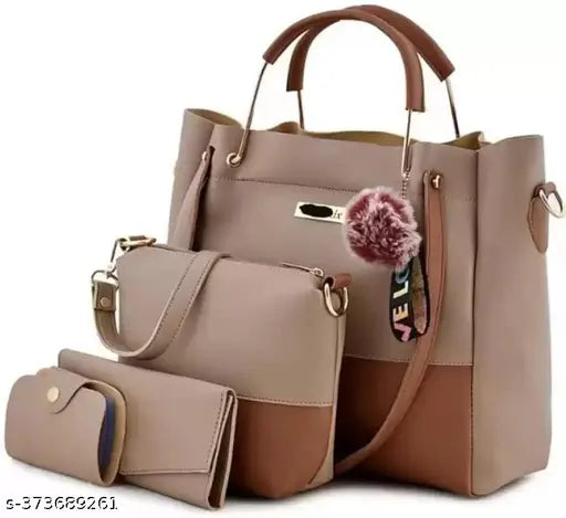 Classic Women’s Handbag Set | Tote & Sling Combo