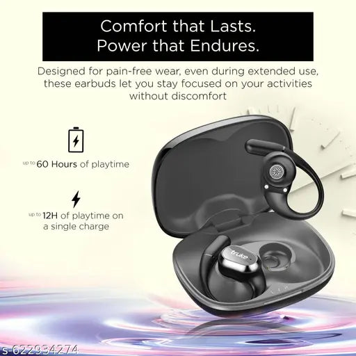 Truke True Wireless Earbuds – 60Hr Playtime, 4‑Mic ENC, Waterproof
