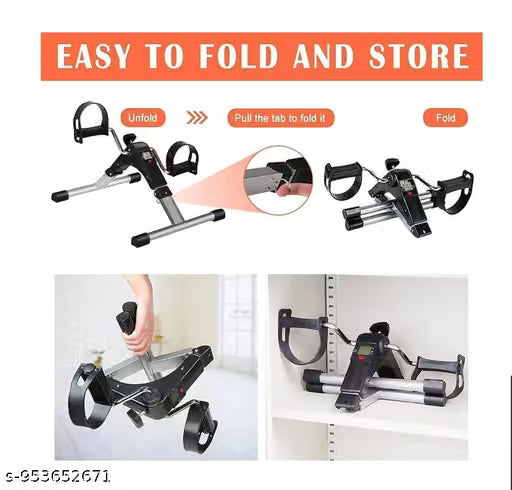 Premium Mini Fitness Stepper – Adjustable Height Cardio Trainer (Black)