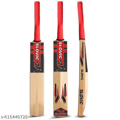 Full‑Size Wooden Tennis Cricket Bat – Poplar Willow (Size8)