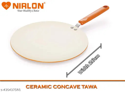 Nirlon Ceramic Cookware Set, Orange (BT-CC-CT-K22-C)